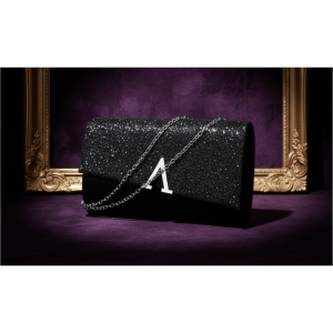 V Design Metal Chain Glamorous Design Evening Bags Envelope Shaped Sequins Handbags For Prom Dinner Wedding Banquet Purse - Image 1