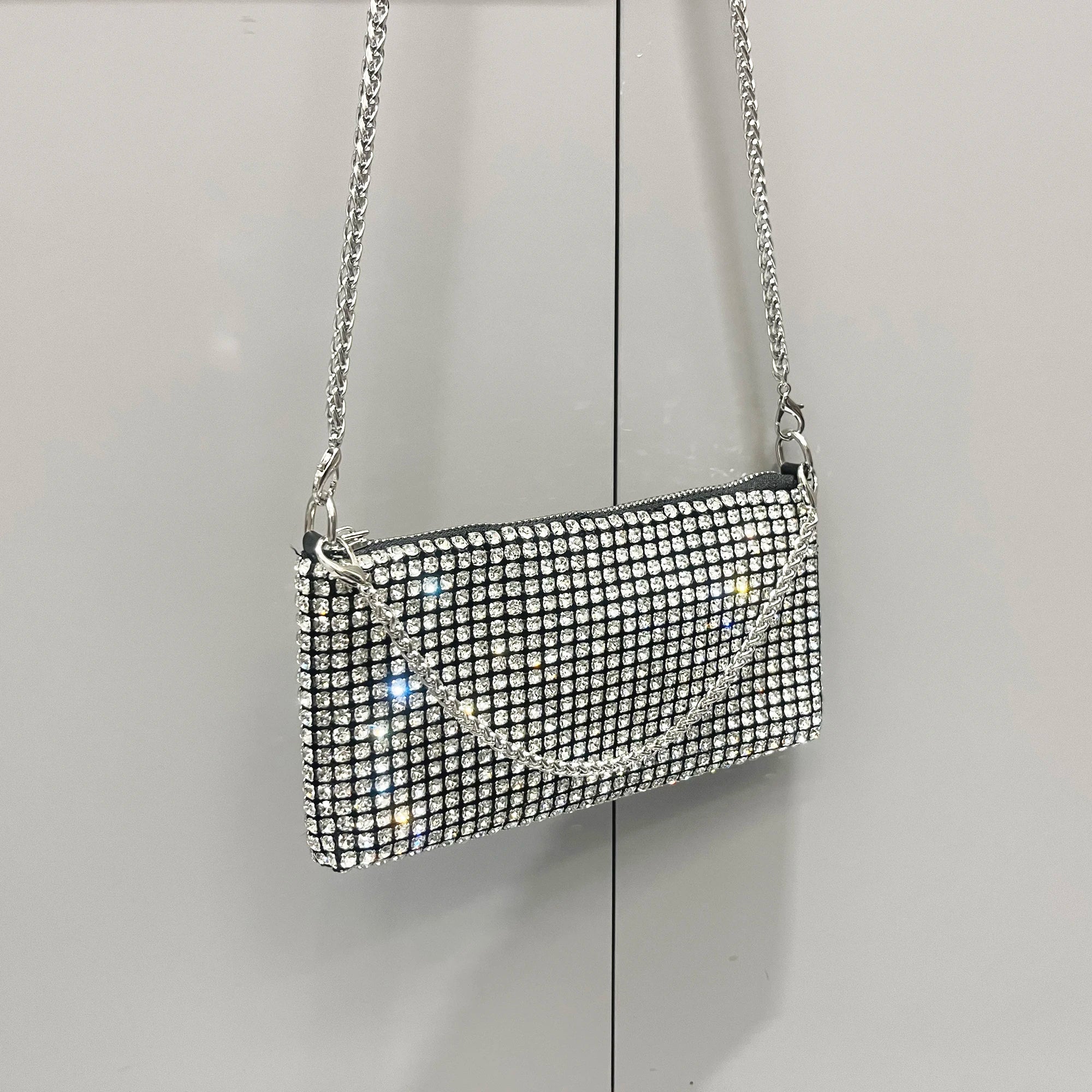 Luxury Designer Rhinestones Clutch Purse Bag for women handle bag Shoulder Bag Purse